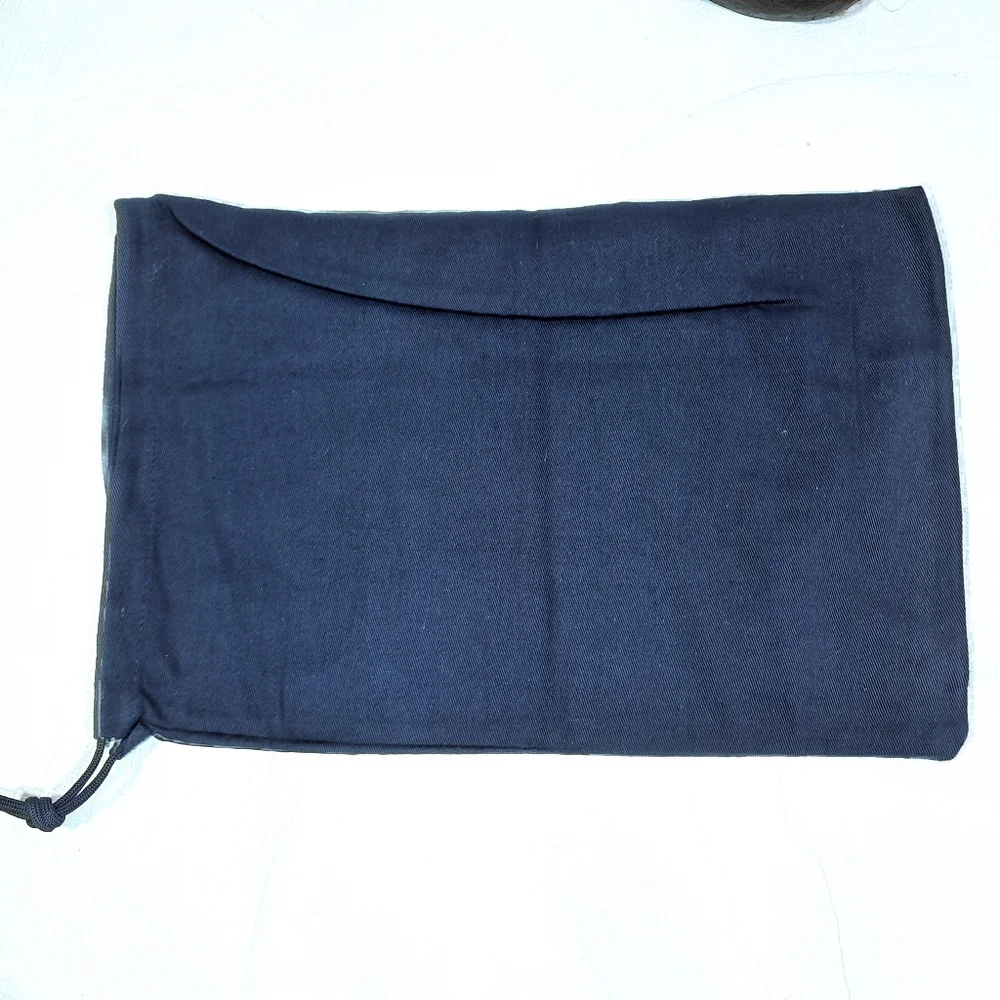 Ralph Lauren Navy Blue Dust Cover Cotton Drawstring Pouch Bag